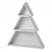 Wooden White Display Tree 